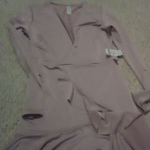 Long sleeve mini dress